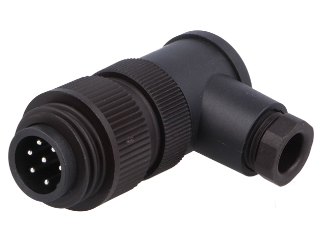 Connector: rond; stekker; 692,693,RD24; mannelijk; PIN: 7; 10A; IP67 Connector: rond; stekker; 692,693,RD24; mannelijk; PIN: 7; 10A; IP67